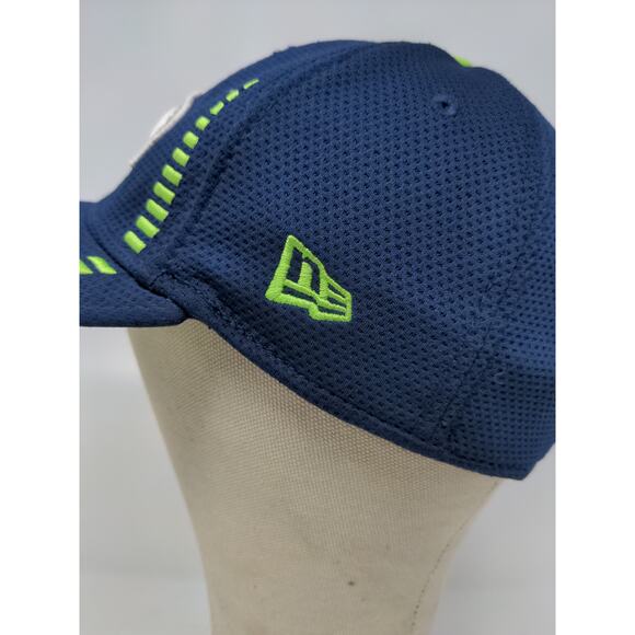 NFL New Era 39Thirty Seattle Seahawks Hat Size M-L Blue Embroidered Logo - Picture 5 of 12